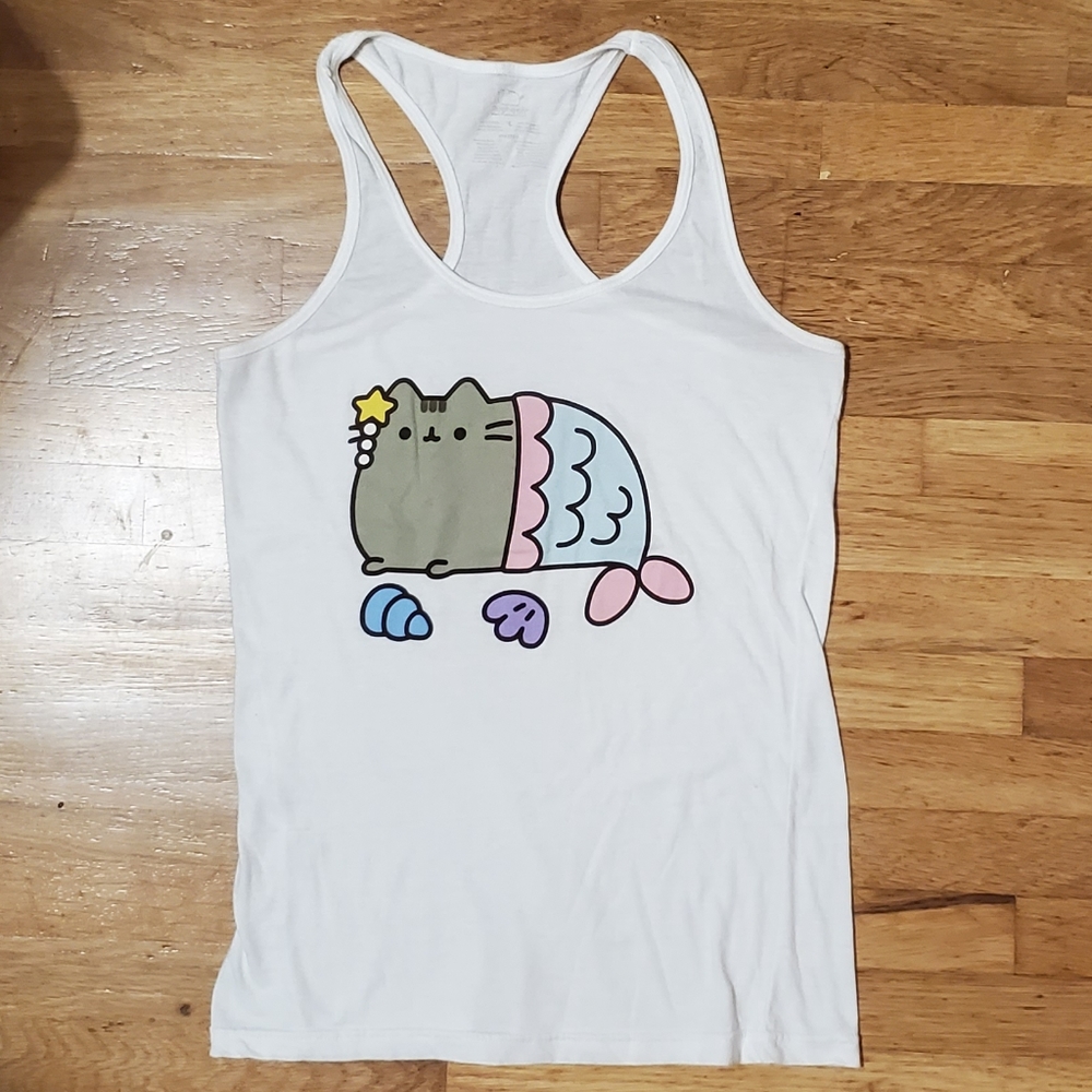 Mermaid Pusheen Tank